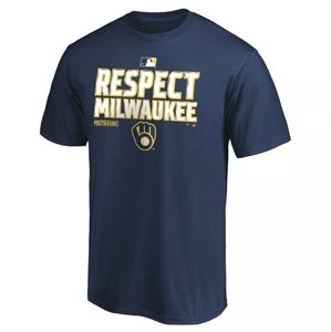 Milwaukee Brewers Fanatics Branded 2020 Postseason Locker Room T-Shirt Men's XL